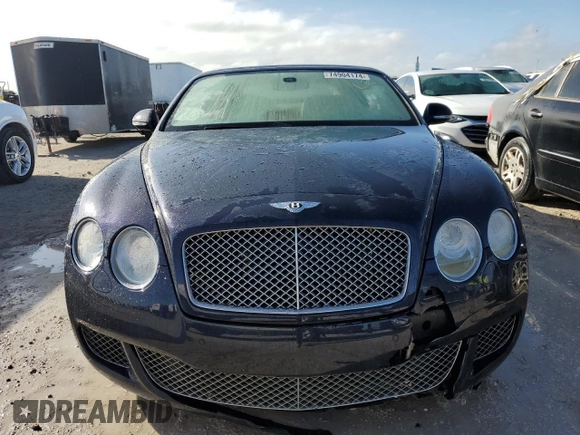 2010 Bentley Continental GT with VIN SCBDP3ZA5AC062877, listed as a Copart auction lot 74904174 with 22,754 mi miles and Non Repairable. Bid and sale history available at DreamBid. Image 5.