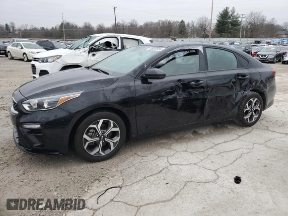 2021 Kia Forte LXS with VIN 3KPF24AD7ME364426, listed as a Copart auction lot 85050994 with 51,282 mi miles and Salvage Title. Bid and sale history available at carsss.com. Image 1.