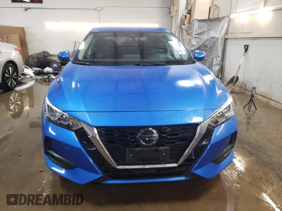 2020 Nissan Sentra SV with VIN 3N1AB8CV0LY310229, listed as a Copart auction lot 48585435 with 49,936 mi miles and Salvage Title. Bid and sale history available at carsss.com. Image 5.