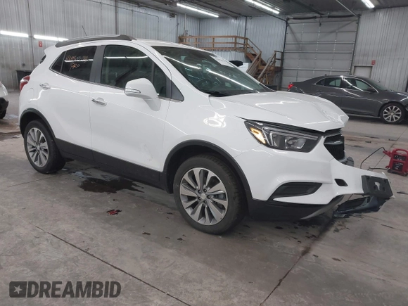 2018 Buick Encore Preferred with VIN KL4CJESB7JB596133, listed as a IAAI auction lot 41085078 with 99,000 mi miles. Bid and sale history available at carsss.com. Image 1.