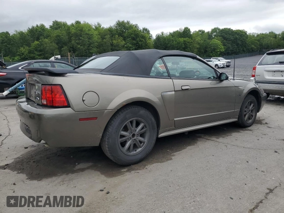 2002 Ford Mustang GT Deluxe with VIN 1FAFP45X32F166506, listed as a Copart auction lot 59657675 with 163,976 mi miles and Salvage title. Bid and sale history available at DreamBid. Image 3.