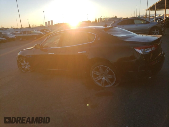 2016 Maserati Quattroporte S with VIN ZAM56RPA7G1181976, listed as a Copart auction lot 44589365 with 0 mi miles and Salvage Title. Bid and sale history available at carsss.com. Image 2.