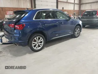 2021 Audi Q3 S line Premium Plus with VIN WA1EECF36M1061776, listed as a IAAI auction lot 42343842 with 40,521 mi miles and . Bid and sale history available at DreamBid. Image 4.