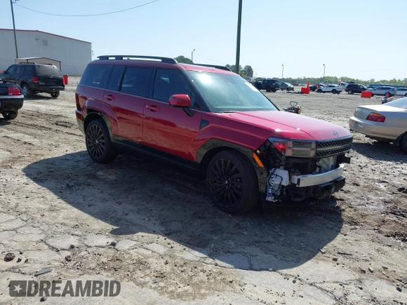 2024 Hyundai Santa Fe Calligraphy with VIN 5NMP54GL1RH041886, listed as a IAAI auction lot 41913393 with 3,344 mi miles and . Bid and sale history available at DreamBid. Image 1.