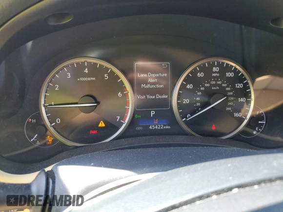 2019 Lexus NX 300 with VIN JTJBARBZ9K2217234, listed as a Copart auction lot 61817155 with 45,422 mi miles and Salvage title. Bid and sale history available at DreamBid. Image 9.