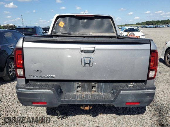 2019 Honda Ridgeline Sport with VIN 5FPYK2F16KB008317, listed as a Copart auction lot 56518995 with Not provided miles and Salvage title. Bid and sale history available at DreamBid. Image 6.