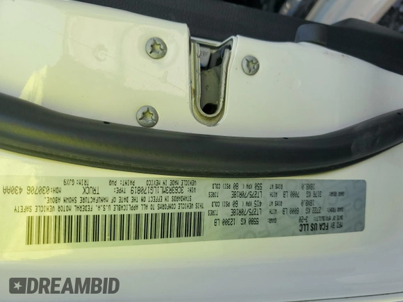 2020 Ram 3500 Laramie z VIN 3C63R3ML1LG170819, wystawiony jako Copart lot #75052914 z przebiegiem 20 595 mil mil oraz Szkoda całkowita • Salvage title. Historia ofert i sprzedaży dostępna na DreamBid. Obrazek 12.