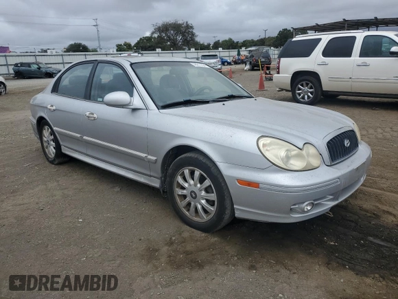 2004 Hyundai Sonata GLS with VIN KMHWF35HX4A985296, listed as a Copart auction lot 78211734 with 143,300 mi miles and Salvage Title. Bid and sale history available at carsss.com. Image 4.