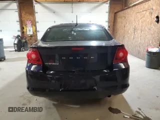 2012 Dodge Avenger SE with VIN 1C3CDZAB3CN168345, listed as a Copart auction lot 54385865 with Not Provided miles and Salvage Title. Bid and sale history available at DreamBid. Image 6.