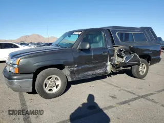 2004 Chevrolet Silverado 1500 Work Truck with VIN 1GCEC14X24Z244860, listed as a Copart auction lot 88584065 with 115,264 mi miles and Salvage Title. Bid and sale history available at carsss.com. Image 1.