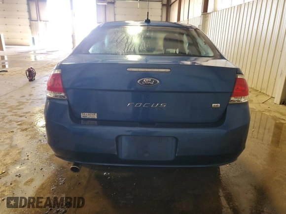 2008 Ford Focus SE with VIN 1FAHP33N58W186981, listed as a Copart auction lot 46922905 with 129,747 mi miles and Salvage Title. Bid and sale history available at carsss.com. Image 6.