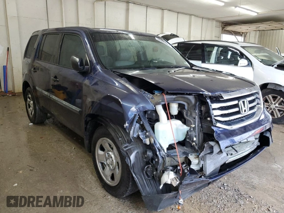 2015 Honda Pilot LX with VIN 5FNYF3H23FB012632, listed as a Copart auction lot 44495925 with 157,910 mi miles and Salvage Title. Bid and sale history available at carsss.com. Image 4.