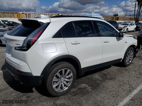 2023 Cadillac XT4 FWD Sport with VIN 1GYFZER48PF219325, listed as a Copart auction lot 45513335 with 6,561 mi miles and Salvage Title. Bid and sale history available at carsss.com. Image 3.
