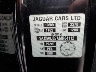 2010 Jaguar XF with VIN SAJXA0JC7AMR64112, listed as a Copart auction lot 47630575 with Not Provided miles and Salvage Title. Bid and sale history available at DreamBid. Image 13.