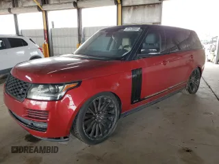2015 Land Rover Range Rover Supercharged с VIN SALGS3TF9FA216340, выставлен на аукционе Copart как лот 51128505 с пробегом 81 908 миль миль и Чистый • Clean title. История ставок и продаж доступна на DreamBid. Изображение 1.