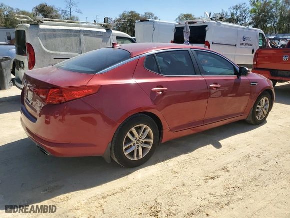 2011 Kia Optima LX with VIN KNAGM4A72B5066588, listed as a Copart auction lot 48824125 with 235,087 mi miles and Clean Title. Bid and sale history available at carsss.com. Image 3.