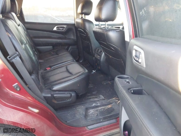 2013 Nissan Pathfinder Platinum with VIN 5N1AR2MN5DC607975, listed as a IAAI auction lot 41402929 with 108,817 mi miles. Bid and sale history available at carsss.com. Image 8.