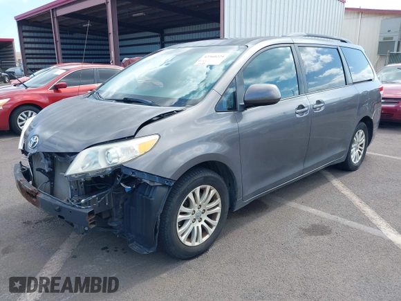 2013 Toyota Sienna XLE AAS with VIN 5TDYK3DC4DS363908, listed as a IAAI auction lot 42360224 with 110,469 mi miles and . Bid and sale history available at DreamBid. Image 2.