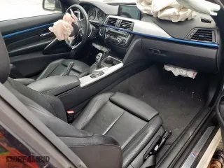 2015 BMW 4 Series 435i xDrive with VIN WBA3R5C56FK371424, listed as a Copart auction lot 45650215 with 67,928 mi miles and Salvage Title. Bid and sale history available at carsss.com. Image 8.