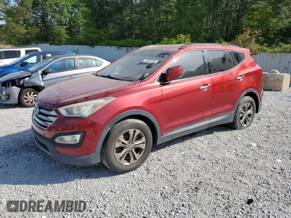 2014 Hyundai Santa Fe Sport with VIN 5XYZU3LBXEG137166, listed as a Copart auction lot 53893395 with 223,194 mi miles and Clean Title. Bid and sale history available at carsss.com. Image 1.