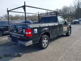 2007 Ford F-150 XL with VIN 1FTRF12277NA58372, listed as a IAAI auction lot 42090149 with 224,524 mi miles. Bid and sale history available at carsss.com. Image 4.
