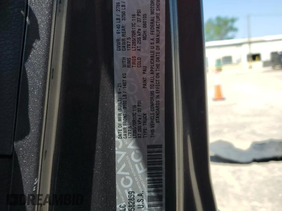 2021 Jeep Gladiator Mojave with VIN 1C6JJTEG7ML582859, listed as a Copart auction lot 51918085 with 92,457 mi miles and Salvage title. Bid and sale history available at DreamBid. Image 13.