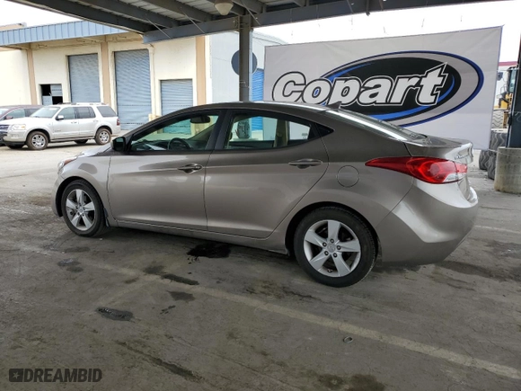 2013 Hyundai Elantra GLS PZEV with VIN 5NPDH4AE2DH290987, listed as a Copart auction lot 53750235 with 119,328 mi miles and Salvage Title. Bid and sale history available at carsss.com. Image 2.