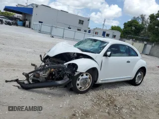 2016 Volkswagen Beetle Classic with VIN 3VWF17AT9GM634954, listed as a Copart auction lot 55263205 with Not provided miles and Non repairable. Bid and sale history available at DreamBid. Image 1.