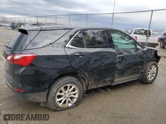 2020 Chevrolet Equinox LT with VIN 2GNAXUEV8L6154728, listed as a Copart auction lot 51483915 with 99,135 mi miles and Salvage Title. Bid and sale history available at DreamBid. Image 3.