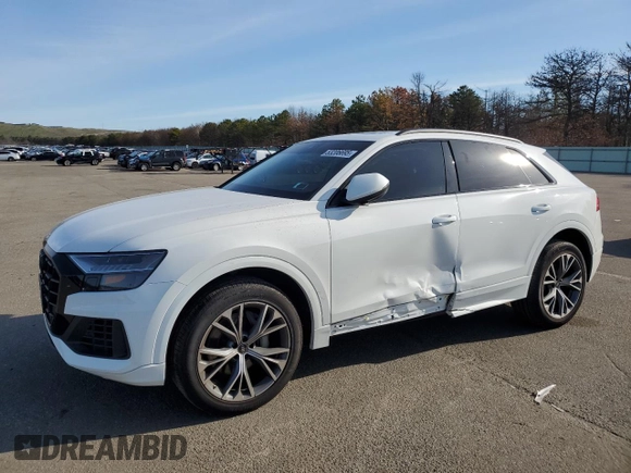 2023 Audi Q8 Premium with VIN WA1AVBF12PD044905, listed as a Copart auction lot 53206695 with 30,014 mi miles and Salvage title. Bid and sale history available at DreamBid. Image 1.