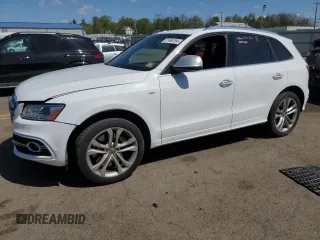 2016 Audi SQ5 Premium Plus with VIN WA1CCAFP8GA051548, listed as a Copart auction lot 51496184 with 107,285 mi miles. Bid and sale history available at carsss.com. Image 1.