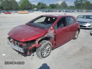2023 Toyota Corolla Hatchback SE with VIN JTND4MBE7P3202277, listed as a Copart auction lot 58325314 with 12,449 mi miles and Salvage Title. Bid and sale history available at carsss.com. Image 1.
