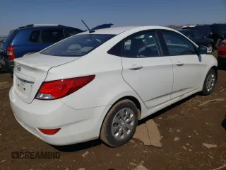 2016 Hyundai Accent SE with VIN KMHCT4AE5GU092212, listed as a Copart auction lot 47585043 with 107,589 mi miles. Bid and sale history available at carsss.com. Image 3.