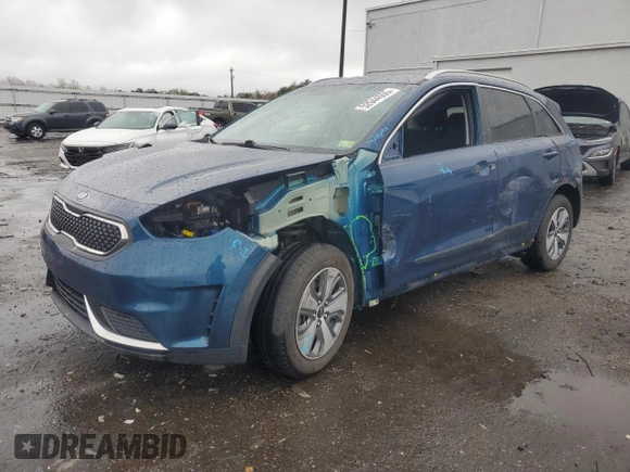 2019 Kia Niro LX with VIN KNDCB3LC0K5342987, listed as a Copart auction lot 52044555 with 82,301 mi miles and Salvage Title. Bid and sale history available at DreamBid. Image 1.