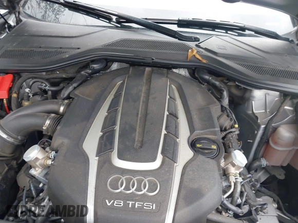 2015 Audi A8 L 4.0T with VIN WAU32AFD7FN021203, listed as a IAAI auction lot 41736045 with 135,471 mi miles. Bid and sale history available at carsss.com. Image 10.