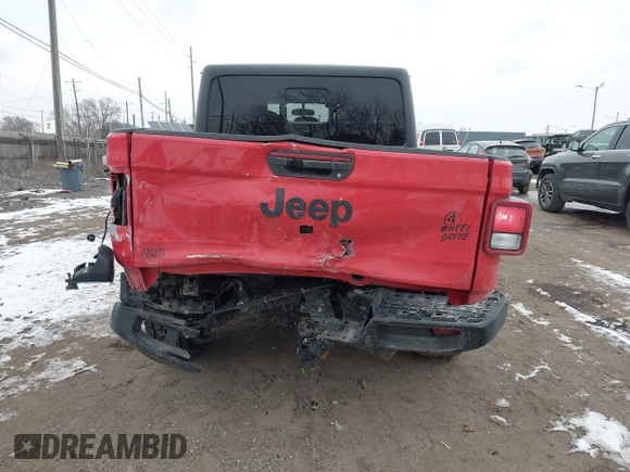 2021 Jeep Gladiator Willys с VIN 1C6HJTAG6ML550649, выставлен на аукционе IAAI как лот 41530585 с пробегом 119 002 миль миль и . История ставок и продаж доступна на DreamBid. Изображение 16.