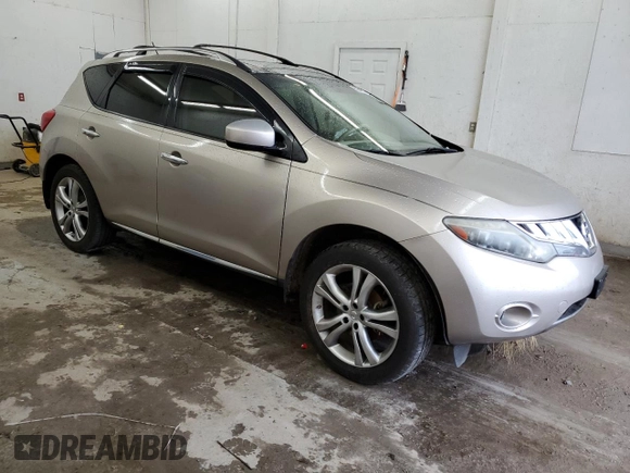 2010 Nissan Murano S z VIN JN8AZ1MU0AW020300, wystawiony jako Copart lot #58317555 z przebiegiem 142 144 mil mil oraz Szkoda całkowita • Salvage title. Historia ofert i sprzedaży dostępna na DreamBid. Obrazek 4.