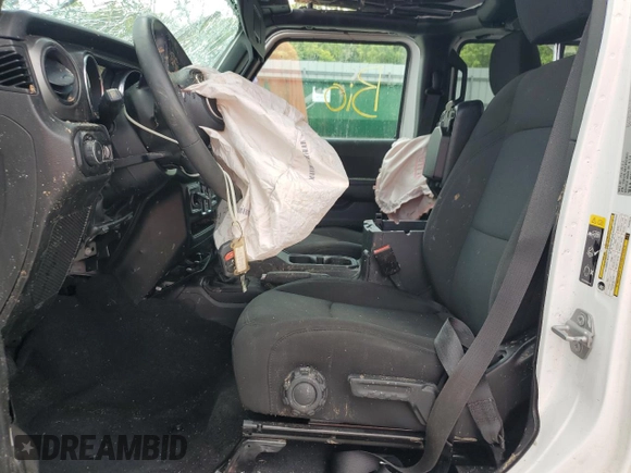 2023 Jeep Wrangler Willys with VIN 1C4HJXDN6PW529670, listed as a Copart auction lot 59550535 with 48,670 mi miles and Salvage title. Bid and sale history available at DreamBid. Image 7.