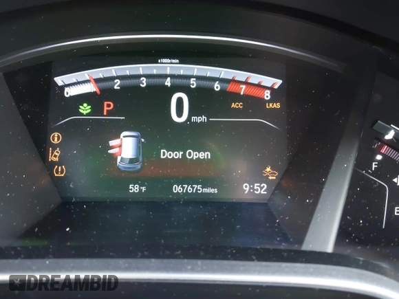 2019 Honda CR-V EX-L with VIN 5J6RW1H88KA034703, listed as a IAAI auction lot 41573751 with 67,675 mi miles. Bid and sale history available at carsss.com. Image 15.