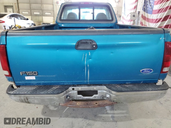 1997 Ford F-150 with VIN 1FTDF1763VLB43465, listed as a Copart auction lot 60018763 with 194,139 mi miles and Non repairable. Bid and sale history available at DreamBid. Image 10.
