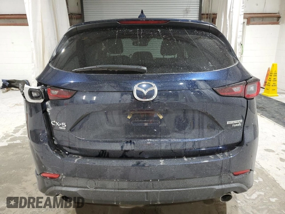 2022 Mazda CX-5 2.5 Turbo with VIN JM3KFBAY1N0636626, listed as a Copart auction lot 52257685 with 41,329 mi miles and Salvage Title. Bid and sale history available at carsss.com. Image 6.