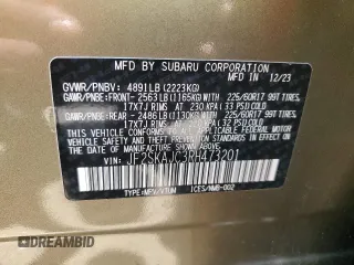 2024 Subaru Forester Wilderness with VIN JF2SKAJC3RH473201, listed as a Copart auction lot 63569115 with 34,033 mi miles and Clean title. Bid and sale history available at DreamBid. Image 13.