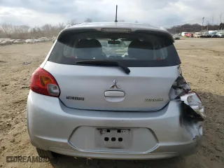 2015 Mitsubishi Mirage DE with VIN ML32A3HJ4FH053303, listed as a Copart auction lot 45952675 with 122,396 mi miles and Salvage Title. Bid and sale history available at carsss.com. Image 6.