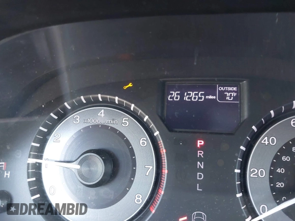 2014 Honda Odyssey EX-L with VIN 5FNRL5H61EB014695, listed as a IAAI auction lot 41694860 with 261,265 mi miles and . Bid and sale history available at DreamBid. Image 15.