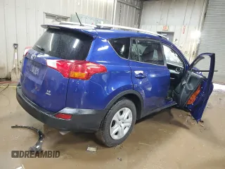 2014 Toyota RAV4 LE with VIN 2T3BFREVXEW144691, listed as a Copart auction lot 50532695 with 100,648 mi miles and Salvage Title. Bid and sale history available at DreamBid. Image 3.