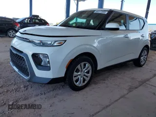 2021 Kia Soul S with VIN KNDJ23AU7M7142909, listed as a Copart auction lot 50317055 with 22,560 mi miles and Salvage Title. Bid and sale history available at DreamBid. Image 1.