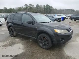 2007 Mitsubishi Outlander XLS with VIN JA4MS41X37U009951, listed as a Copart auction lot 46238615 with 311,089 mi miles and Salvage Title. Bid and sale history available at carsss.com. Image 4.