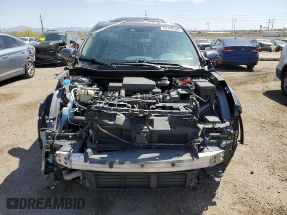 2019 Honda CR-V EX-L with VIN 5J6RW2H85KL001362, listed as a Copart auction lot 52112505 with 57,004 mi miles and Salvage Title. Bid and sale history available at carsss.com. Image 5.