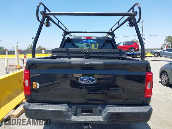 2023 Ford F-150 XL with VIN 1FTEX1C55PKE05056, listed as a IAAI auction lot 42466045 with 54,329 mi miles and . Bid and sale history available at DreamBid. Image 16.