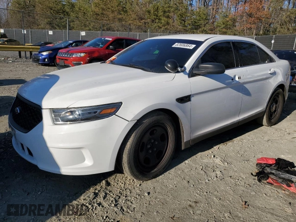 2017 Ford Police Interceptor with VIN 1FAHP2L86HG100186, listed as a Copart auction lot 82806864 with 72,162 mi miles and Salvage title. Bid and sale history available at DreamBid. Image 1.